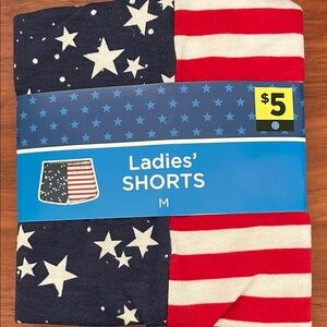 Patriotic Star and Stripe Ladies' Shorts